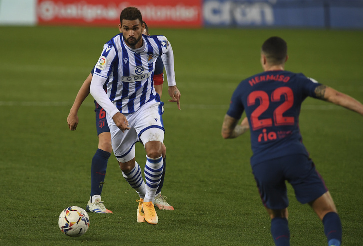 Willian José parece tener las horas contadas en la Real. (Jon URBE/FOKU)