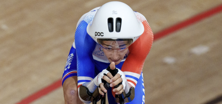 Alexandre Leaute, lasterketa betean. (OIS)