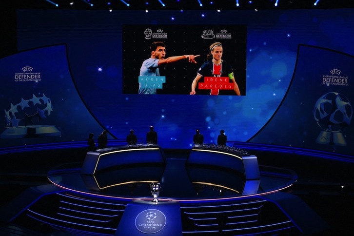 Irene Paredes, mejor defensora de Europa. (Ozan KOSE / AFPHOTO)