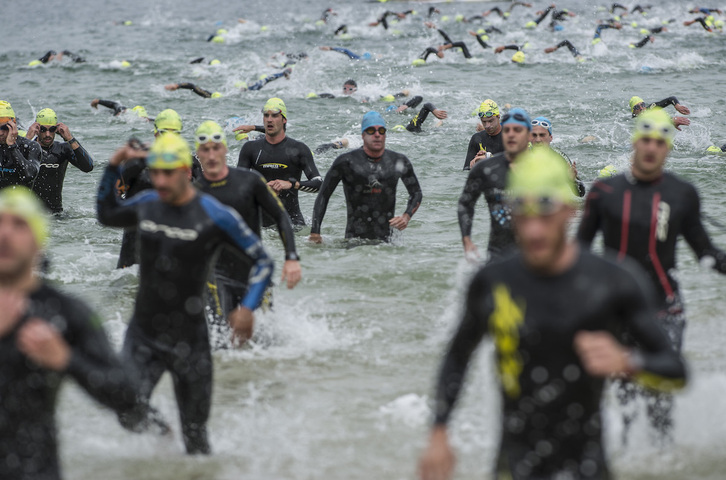Nagoreko urtegiak bere lehen triatloia izango du irailaren 4an. (Jagoba MANTEROLA/FOKU)
