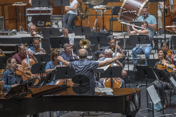 Budapest Festival Orchestra, en Donostia. (Andoni CANELLADA / FOKU)