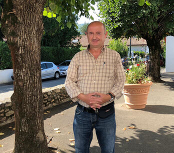 Jean-Dominique Idiart Larraineko auzapeza. (NAIZ)