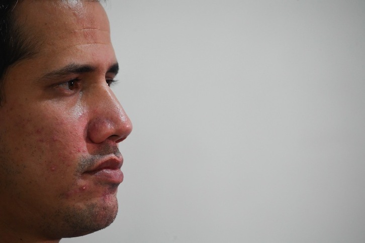  El dirigente opositor Juan Guaidó. (FEDERICO PARRA-AFP)