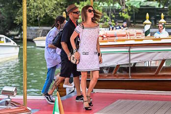 Penélope Cruz es uno de los principales reclamos de ‘Competencia Oficial’, la nueva gamberrada de Mariano Cohn y Gastón Duprat. (Miguel MEDINA/AFP)