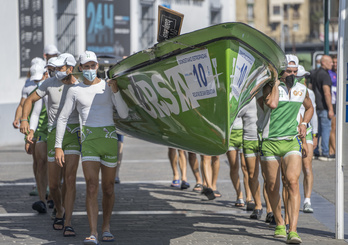 Hondarribiak segidan irabazi ditu azken hiru edizioak (Andoni CANELLADA / FOKU)