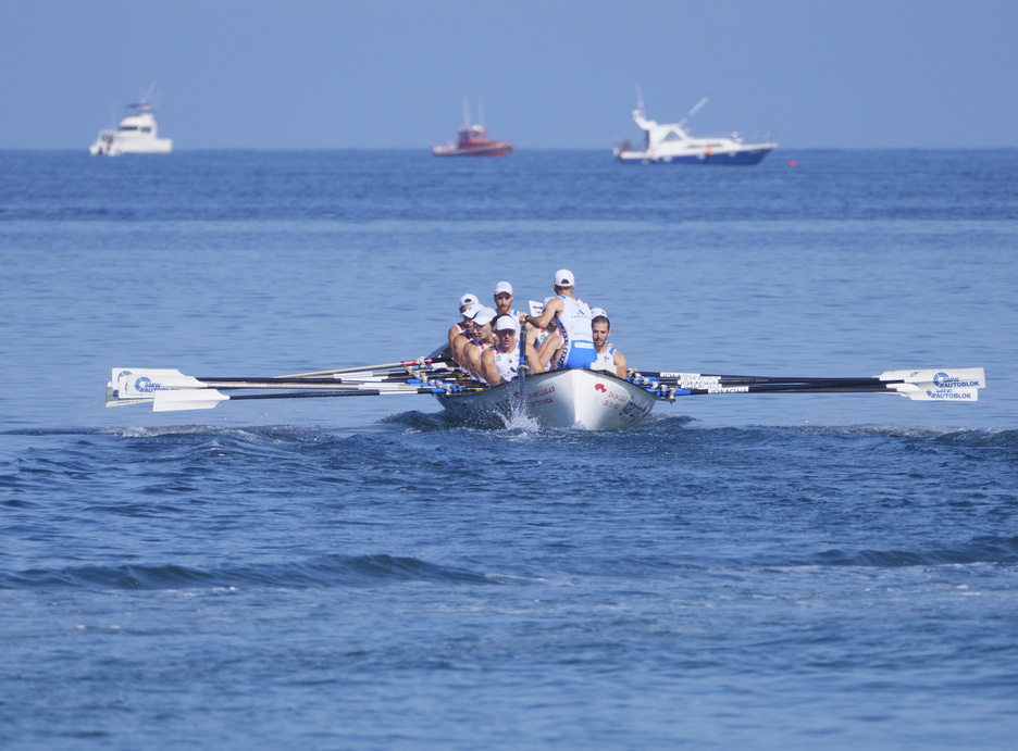 Donostiarra, gaurko jardunaldian. (Gorka RUBIO/FOKU) Donostiarra, gaurko jardunaldian. (Gorka RUBIO/FOKU)