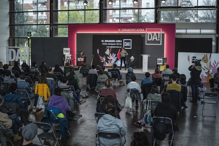 Iazko amaiaera ekitaldia, Landakon. (Aritz LOIOLA / FOKU)