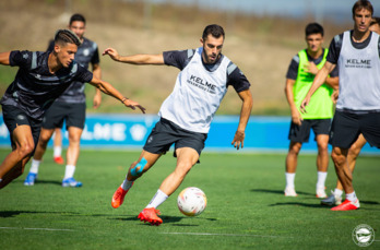 El Alavés ha entrenado en Ibaia sin saber si jugará este fin de semana. (@Alaves)