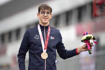 Alexandre Leaute ha sido el deportista vasco con más medallas en Tokio. (Charly TRIBALLEAU/AFP)