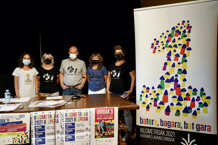 Kilometroak jaiaren aurkezpena. (Andoni CANELLADA/FOKU)