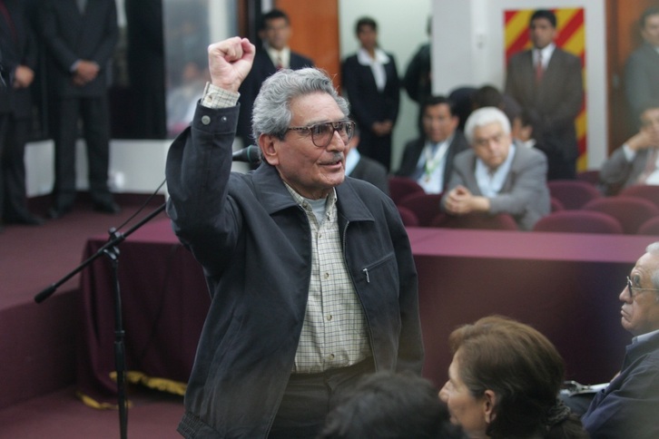 Abimael Guzmán, líder de Sendero Luminoso, en una imagen de archivo. (EUROPA PRESS