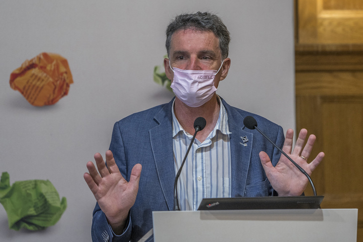 Paul Molac, diputado en la Asamblea Francesa. (Andoni CANELLADA/AFP)