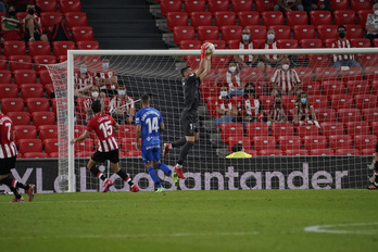 Unai Simón no ha encajado ningún gol en los partidos que ha disputado. (Aritz LOIOLA / FOKU)