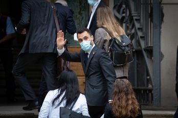Roger Torrent en su llegada al TSJC. (David ZORRAKINO/EUROPA PRESS)