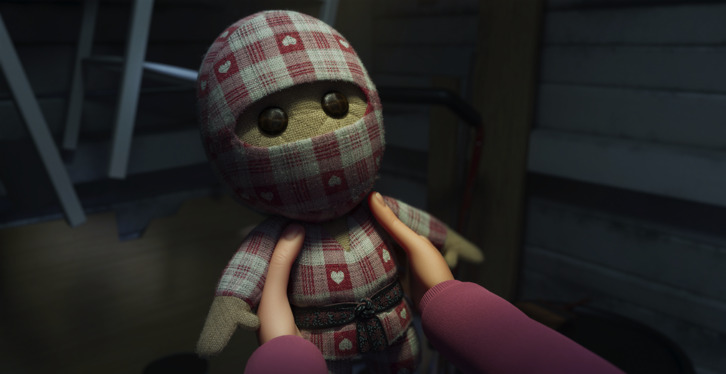 El muñeco de trapo  poseído por el espíritu de un ninja vengador. (NAIZ)