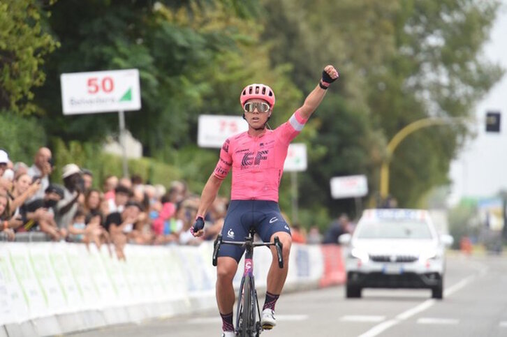 Michael Valgren ha demostrado su gran momento de forma al ganar el Giro della Toscana y la Copa Sabatini en dos días. (EDUCATION FIRST)