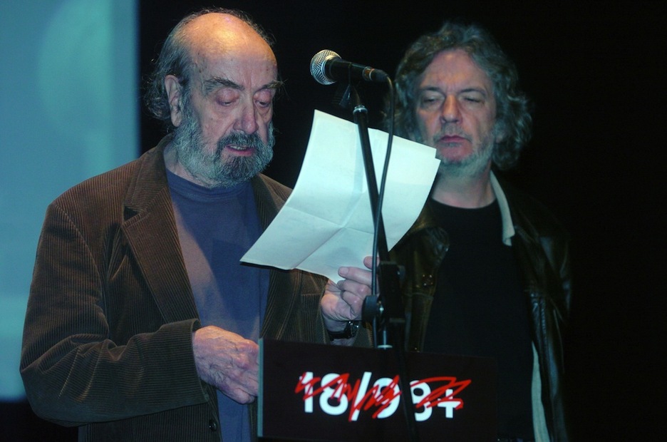 Acto de apoyo a los acusados en el juicio por el macrosumario 18/98. (Luis JAUREGIALTZO/FOKU)