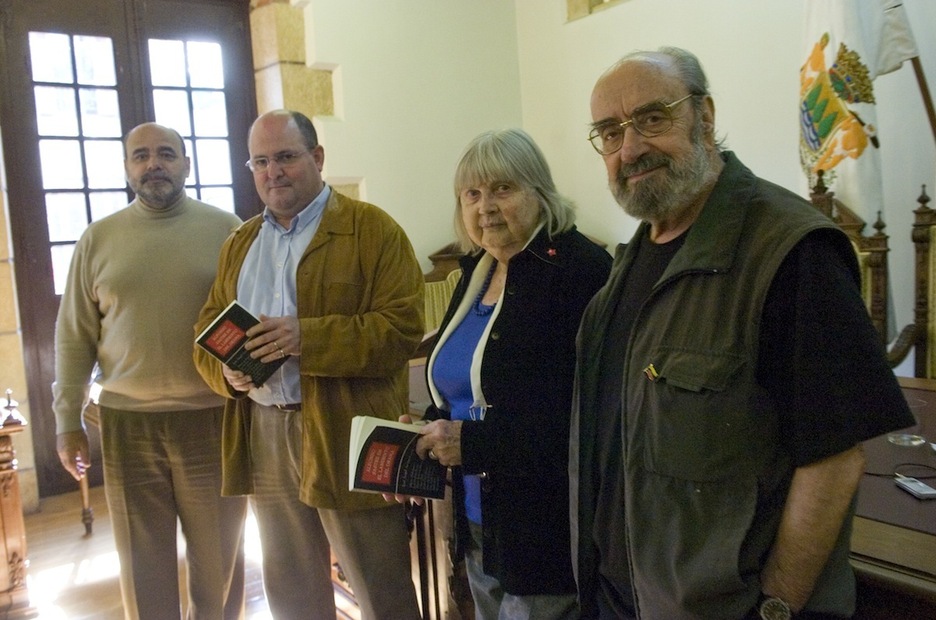 Presentación del libro ‘Alfonso Sastre en el laberinto de la trama’. (Andoni CANELLADA/FOKU)