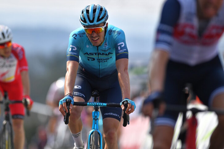 Álex Aranburu ha reparecido con un muy buen nivel tras su abandono de la Vuelta. (ASTANA)
