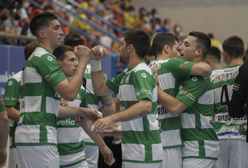 Anaitasuna ha caído ante el Cuenca en casa. (Andoni CANELLADA / FOKU)