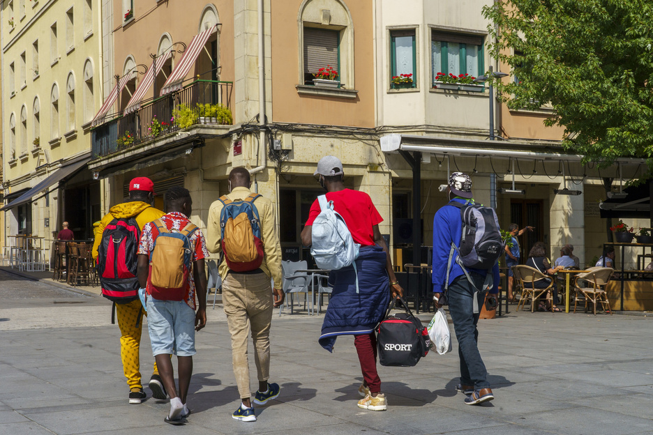 Eta azkenik, muga bidean. (Gorka RUBIO | FOKU)