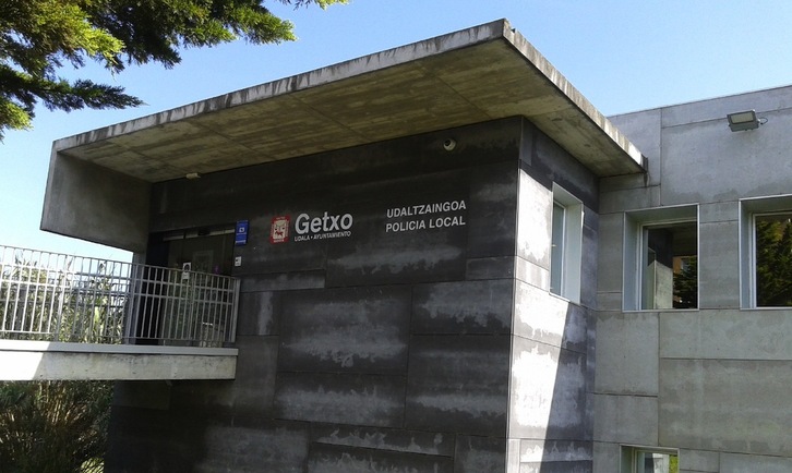 Imgen de la sede de la Policía Local de Getxo. (AYUNTAMIENTO DE GETXO)