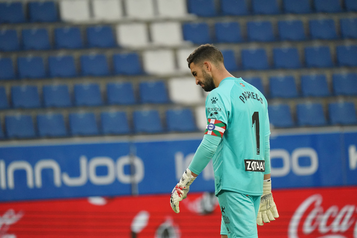 Pacheco ya se ha recuperado de sus problemas físicos en el codo. (Endika PORTILLO/FOKU)