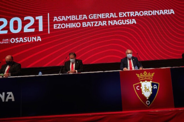 Los nuevos estatutos fueron aprobados en la última Asamblea Extraordinaria celebrada el pasado día 12. (CA OSASUNA)