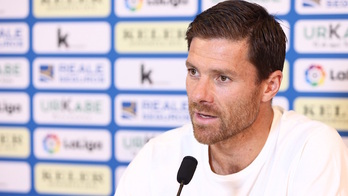 Xabi Alonsok ez du bajen aitzakia erabili nahi. (Real Sociedad)