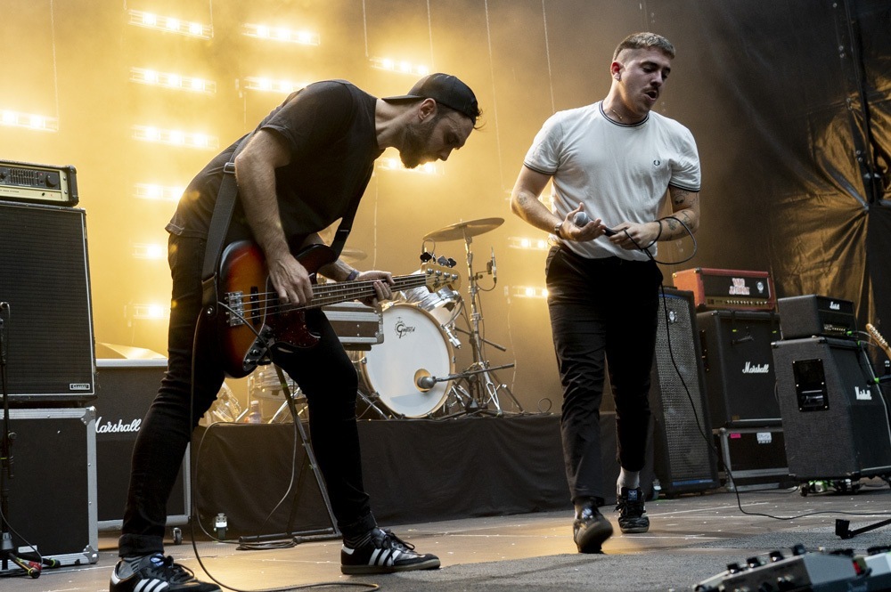 Un momento de la actuación con la que Ezpalak ha abierto la nueva edición del ARF. (Raul BOGAJO/FOKU)