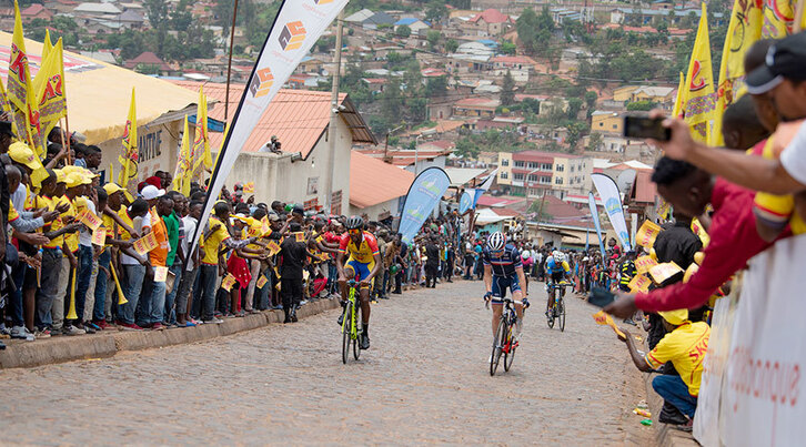 El muro de Kigali, en la edición del Tour du Rwanda de 2019. (Tour du Rwanda)
