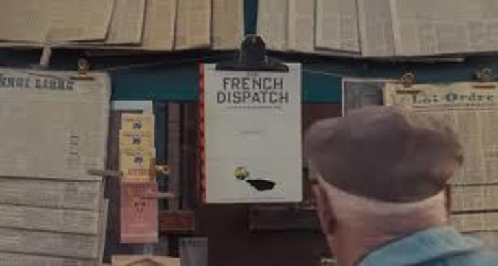 Fotograma de la película de Wes Anderson ‘The French Dispatch’.