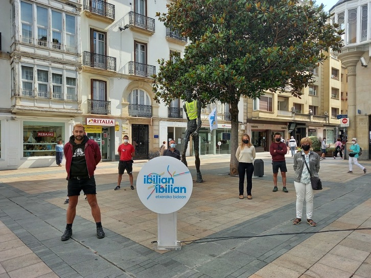 Arabako Itzuliaren aurkezpena Gasteizen, ostegun honetan. (SARE)