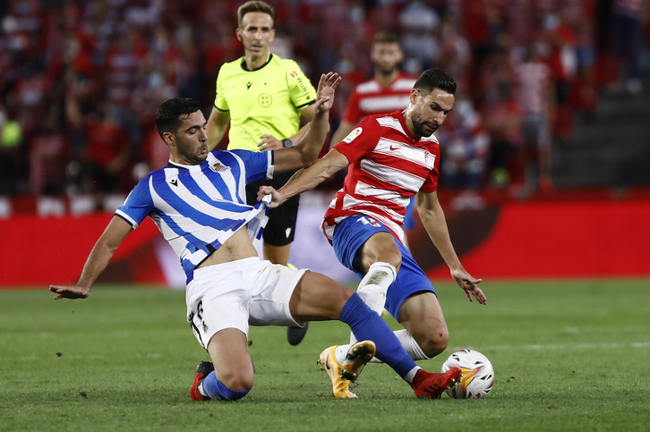 Merino ha sido el mejor jugador realista, con un gol y participación en otro. (Agencia LOF)