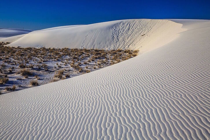 Parque Nacional de White Sands, donde se han encontrado las huellas. (Murray Foubister)
