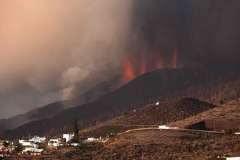 Volcan Cumbre Vieja de La Palma. (Desiree MARTIN / AFP) 