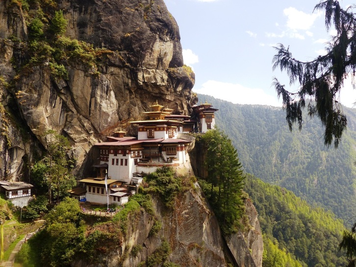 Punakhako dzong edo monasterioa, Bhutango eraikinik ikusgarrienetakoa.