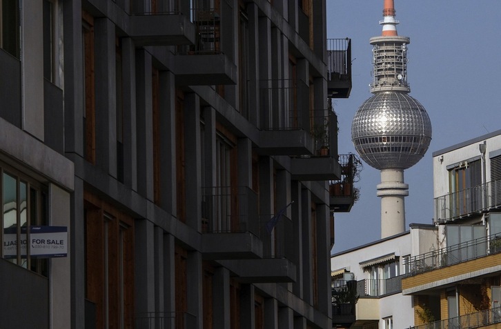 El precio de la vivienda se ha incrementado un 90% en Berlín desde 2009 y el de los alquileres se ha duplicado. (David GANNON/AFP)