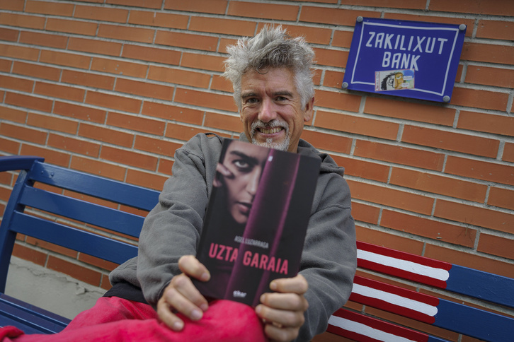 Asel Luzarraga, bere azken lanarekin. (Aritz LOIOLA/FOKU)