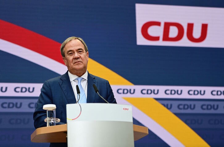 El líder de la CDU y candidato a canciller, Armin Laschet. (Ina FASSBENDER/AFP)