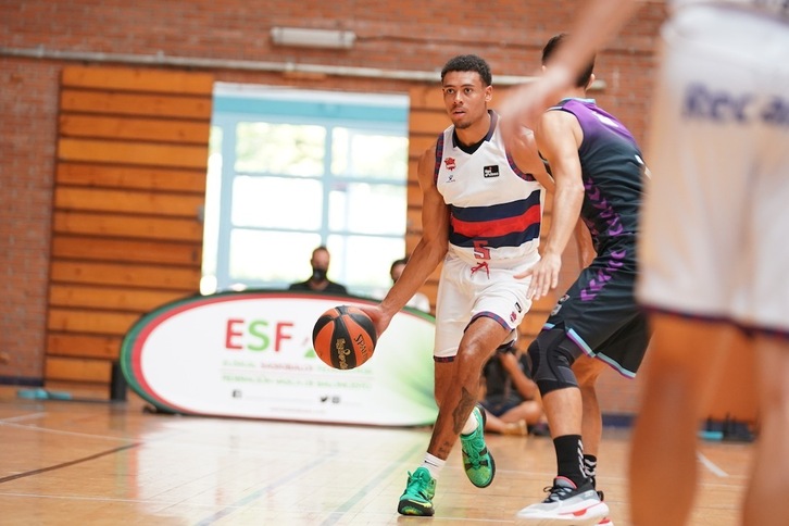 Wade Baldwin gabe, antolatzaile postua erren geratuko zaio Saski Baskonia Atenasen. (Endika PORTILLO / FOKU)