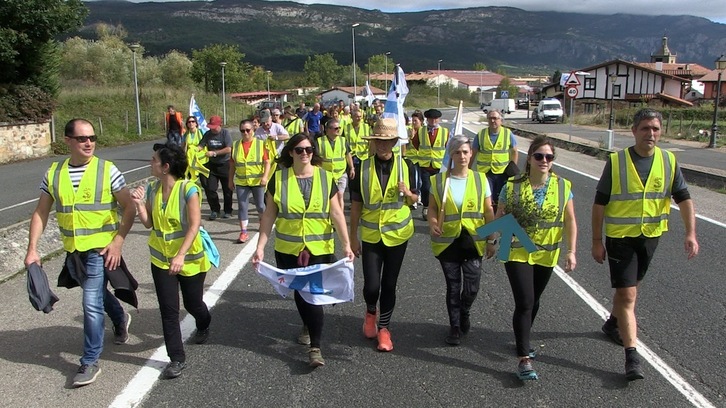 Sareren martxa ibiltaria Nafarroatik zehar. (Ahotsa.info)