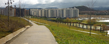 Vista del barrio de Erripagaña. (EH BILDU)