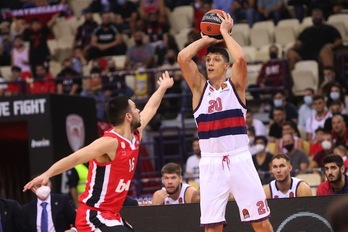 El mal momento de Fontecchio ha personificado un Saski Baskonia impotente. (EUROLEAGUE.NET)