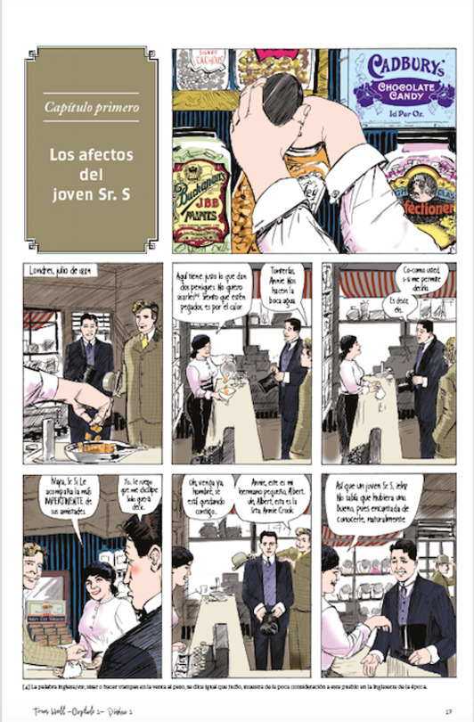 Imagen de la obra renovada, ahora coloreada por Eddie Campbell. (NAIZ)