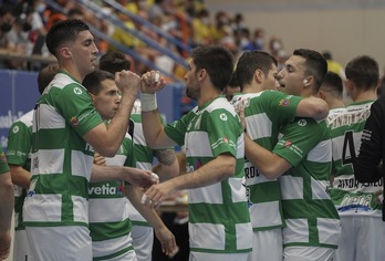 Tras varias derrotas por la mínima y mucho sufrimiento, Anaitasuna por fin ha podido disfrutar de su primera victoria. (Andoni CANELLADA / FOKU)