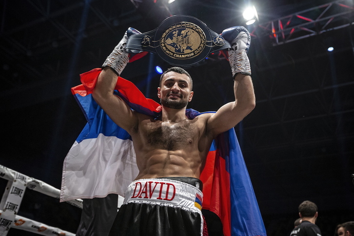 David Avanesyan Europako txapelduna da Lejarraga garaitu zuenetik. (Aritz LOIOLA / FOKU)