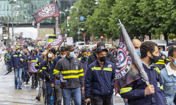 Tubacexeko langileen mobilizazio bat. (Marisol RAMIREZ/FOKU)