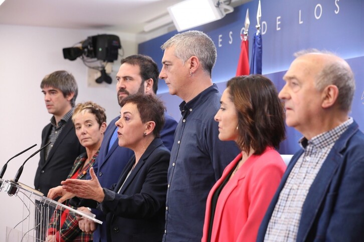 EH Bilduren diputatuek Corcuera eta Marlaskaren agerraldiak eskatu dituzte. (EH BILDU)