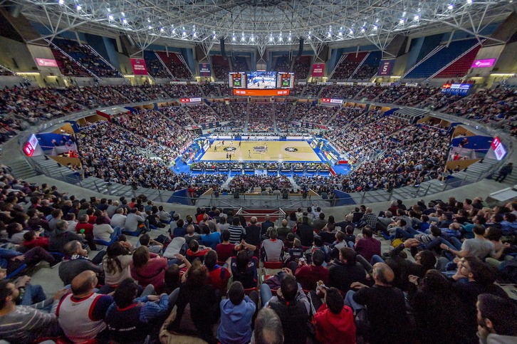 A partir de este viernes el Buesa Arena se volverá a llenar al 80%. (Jaizki FONTANEDA/FOKU)